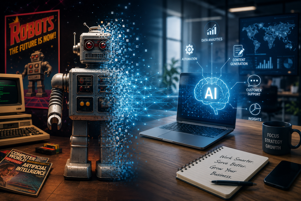 The ’80s Robots Are Today’s AI: What Artificial Intelligence Means for Small Business