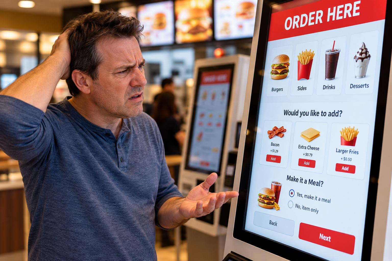 Fast Food Kiosks: Why Ordering Food Is Now a Pain